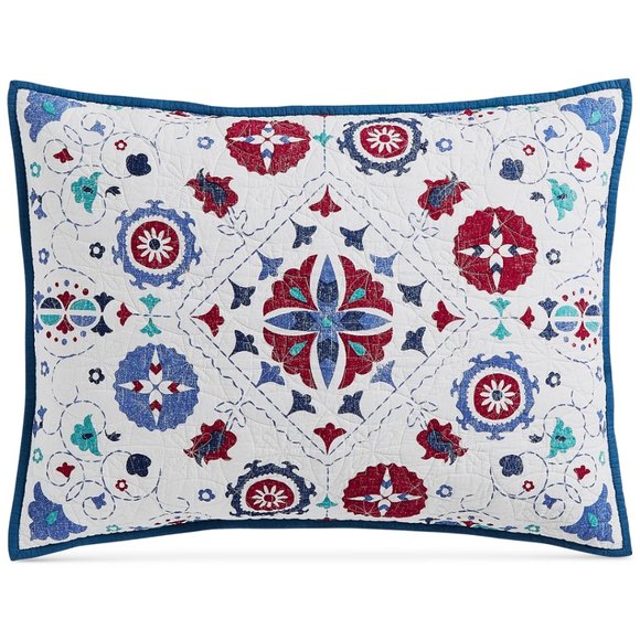 Martha Stewart Other - NEW Martha Stewart Collection Vintage Folklore Quilted Standard Sham (2)